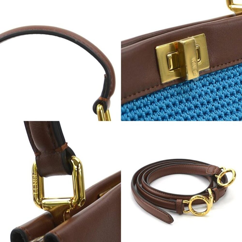 ★SOLD★ Fendi Shoulder Bag Handbag Mini Peekaboo 8 3 - Picture 9 of 10